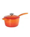 Le Creuset 1.75-qt. Enameled Cast Iron Signature Saucepan In Flame