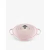 Le Creuset Shell Pink Signature Shallow Cast-iron Casserole Dish