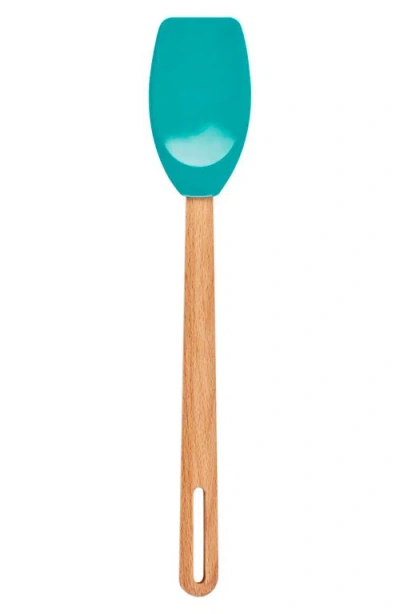 Le Creuset Signature Silicone & Wood Spatula Spoon In Neutral
