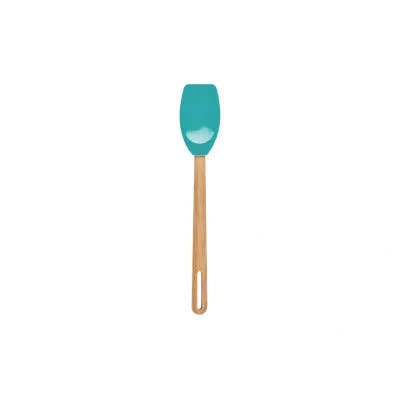 Le Creuset Signature Silicone Spatula Spoon, Blue Riviera