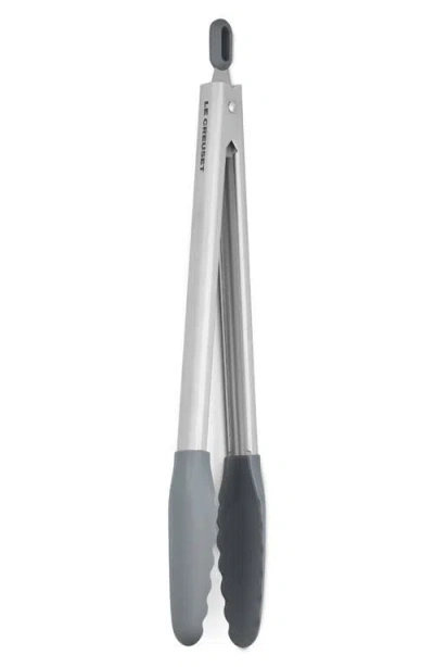 Le Creuset Signature Stainless Steel Tongs In Silver