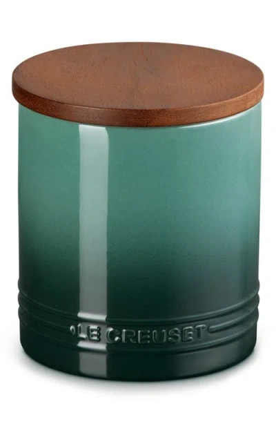 Le Creuset Signature Stoneware 1.2-quart Storage Canister In Artichaut