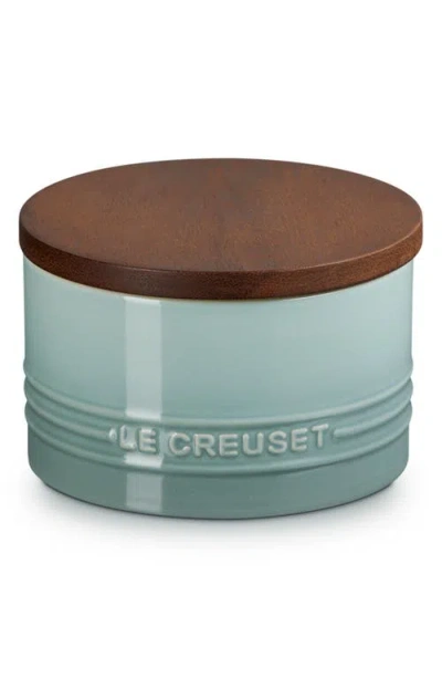 Le Creuset Signature Stoneware 16-ounce Storage Canister In Blue