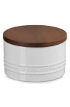Le Creuset Signature Stoneware 16-ounce Storage Canister In White
