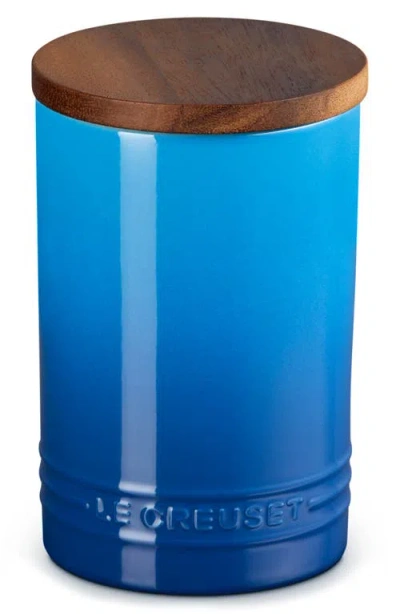 Le Creuset Signature Stoneware 26-ounce Storage Canister In Marseille