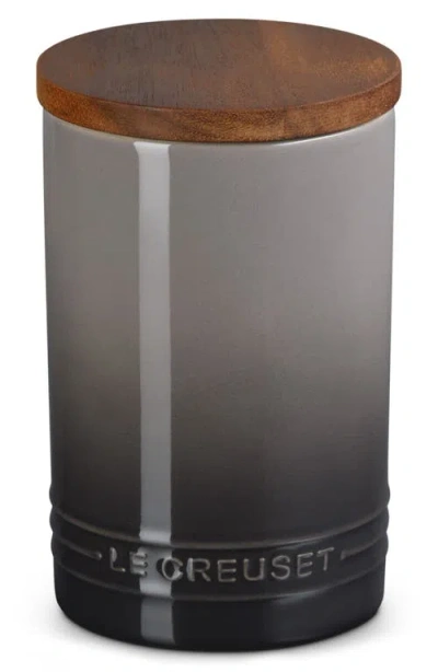 Le Creuset Signature Stoneware 26-ounce Storage Canister In Oyster