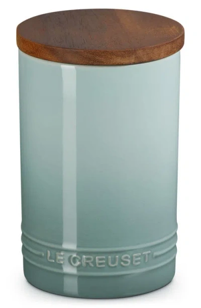 Le Creuset Signature Stoneware 26-ounce Storage Canister In Sea Salt