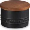 Le Creuset Signature Stoneware 7-ounce Storage Canister In Licorice