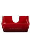Le Creuset Signature Stoneware Napkin Holder In Cerise