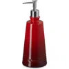 Le Creuset Signature Stoneware Soap Dispenser In Cerise