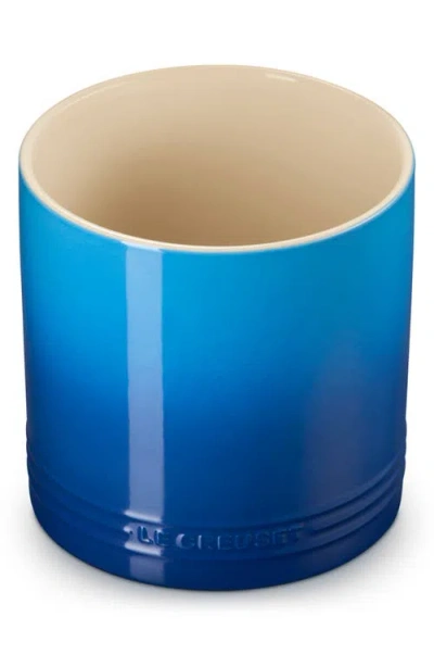 Le Creuset Signature Stoneware Utensil Crock In Blue