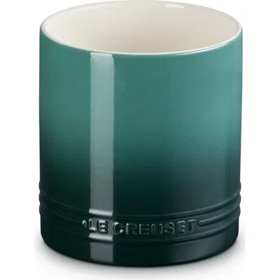 Le Creuset Signature Stoneware Utensil Crock In Green