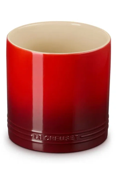 Le Creuset Signature Stoneware Utensil Crock In Red