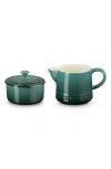 Le Creuset Stoneware Cream & Sugar Set In Artichaut