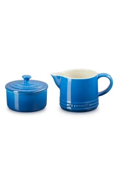 Le Creuset Stoneware Cream & Sugar Set In Marseille