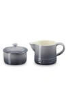 Le Creuset Stoneware Cream & Sugar Set In Oyster