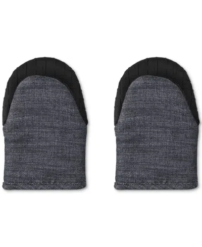 Le Creuset Silicone Mini Oven Mitts, 13" In Black