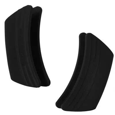 Le Creuset Silicone Pot Grips Set In Black