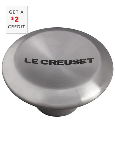 Le Creuset Small Signature Stainless Steel Knob With $2 Credit In Metallic