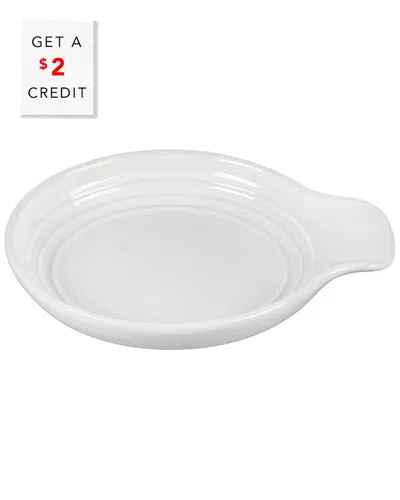 Le Creuset Spoon Rest With $2 Credit In White