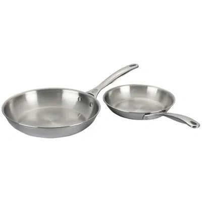 Le Creuset Stainless Steel 2 Piece Set (8" Fry Pan & 10" Fry Pan)