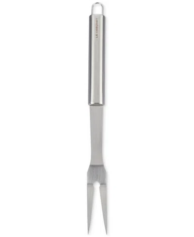 LE CREUSET STAINLESS STEEL ALPINE COLLECTION 2-PRONG GRILL FORK, 17.5"