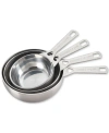 Le Creuset Stainless Steel Batch Measuring Cups, Set Of 4 In Stainless Steel