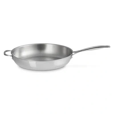 Le Creuset Stainless Steel Deep Fry Pan In Silver