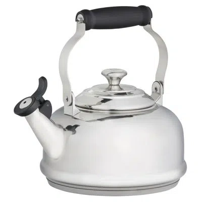 Le Creuset Stainless Steel Whistling Tea Kettle, 1.7qt.