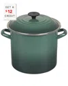 Le Creuset 8 Quart Enamel On Steel Stockpot With Lid In Artichaut