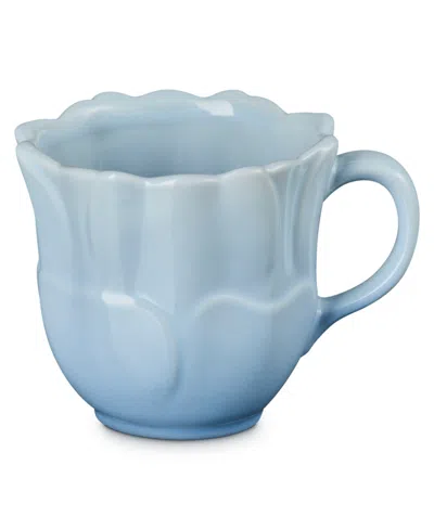 Le Creuset Stoneware 11 Oz. Petal Mug In Blue