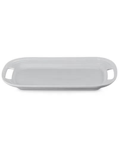 Le Creuset Stoneware 11.3" Serving Platter In White