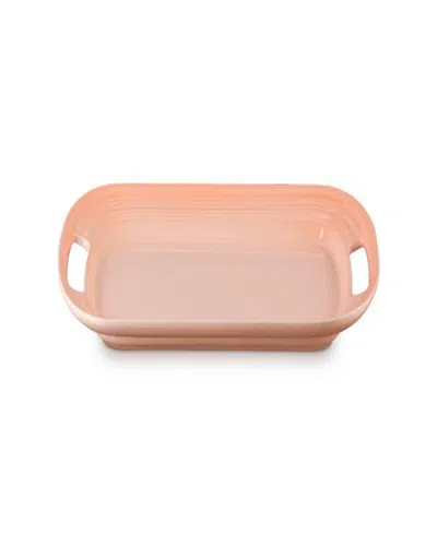 Le Creuset Stoneware 14" Serving Platter In Pink