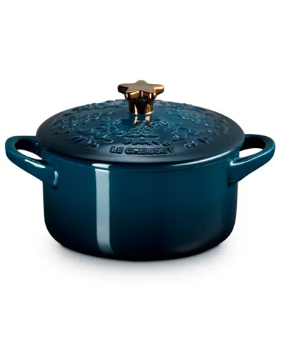 Le Creuset Stoneware 24 Oz. Mini Cocotte In Blue