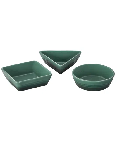 Le Creuset Stoneware 3 Piece Tapas Dishes Set In Artichaut