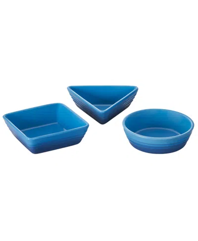 Le Creuset Stoneware 3 Piece Tapas Dishes Set In Marseille