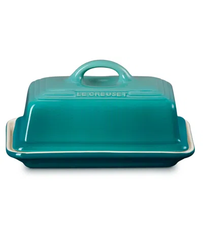 Le Creuset Stoneware 4 Oz. Butter Dish In Blue
