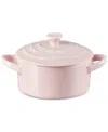Le Creuset Stoneware 8 Oz. Mini Round Cocotte With Lid In Pink