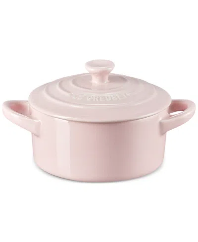 Le Creuset Stoneware 8 Oz. Mini Round Cocotte With Lid In Pink