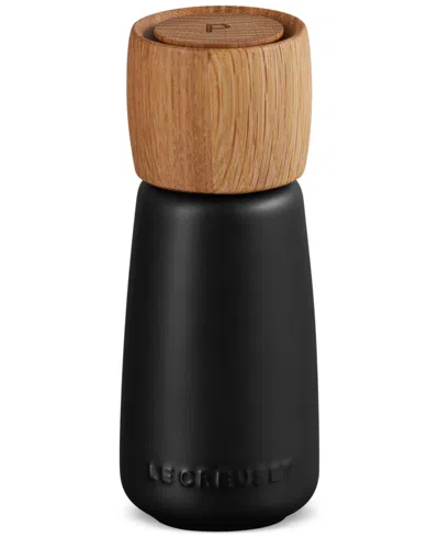 Le Creuset Stoneware Alpine Pepper Mill, 7" In Licorice