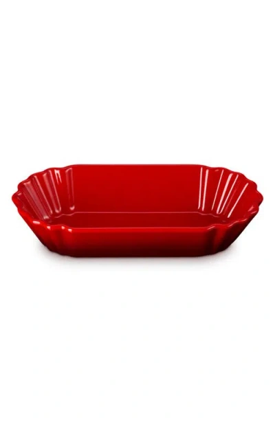 Le Creuset Stoneware Bistro Boat In Red