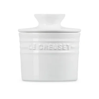 Le Creuset Stoneware Butter Crock, 6 Oz. In White