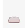 Le Creuset Shell Pink Stoneware Butter Dish 17cm