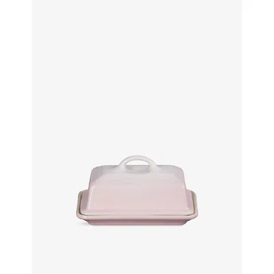 Le Creuset Shell Pink Stoneware Butter Dish 17cm