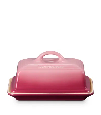 Le Creuset Stoneware Butter Dish In Pink