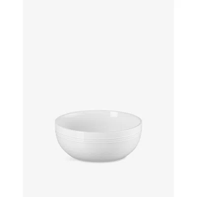 Le Creuset White Stoneware Coupe Cereal Bowl 16cm