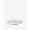 Le Creuset White Stoneware Coupe Dinner Plate 27cm In White