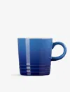 Le Creuset Azure Blue Stoneware Espresso Mug 100ml In Azure Blue