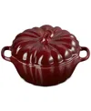 Le Creuset Stoneware Figural 12-oz. Pumpkin Petite Cocotte In Brown