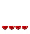 Le Creuset Ise Stoneware Petits Heart Cereal Bowls Set Of Four